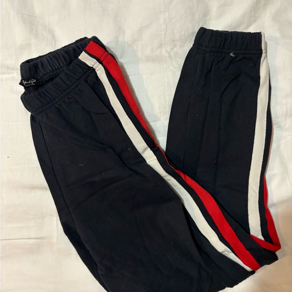 Brandy Melville navy striped sweatpants